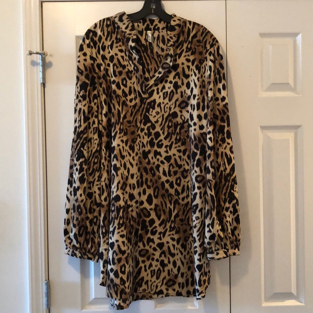 EUC Leopard Dress/Tunic